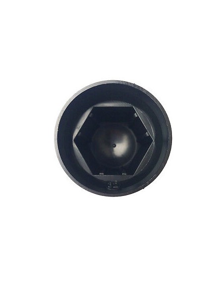 40x Radmutterkappen Ø32 mm Schwarz Radmutterabdeckung Radmutterschutz Kappe LKW