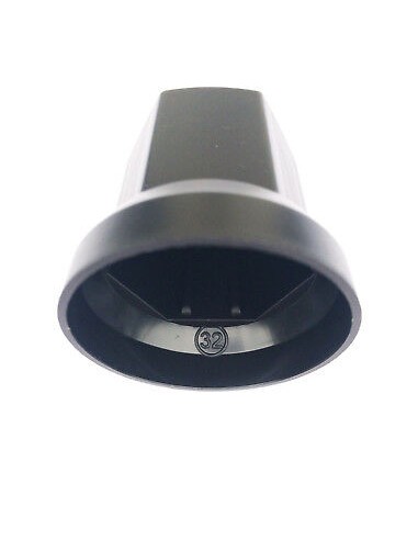 10x Radmutterkappen Ø32 mm Schwarz Radmutterabdeckung Radmutterschutz Kappe LKW