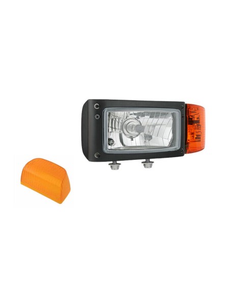 Scheinwerfer mit Blinker LINKS Universal John Deere JCB Merlo mit Lampenschirm