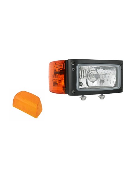Scheinwerfer mit Blinker RECHTS Universal John Deere JCB Merlo mit Lampenschirm