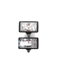 2x Scheinwerfer m. Positionslicht 12V 24V Halogen f. Zetor Traktor m. Glühbirnen