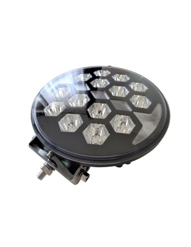 LED Fernscheinwerfer mit Positionsleuchte E9 Rund 12V 24V Ø220 mm mit Dreieck