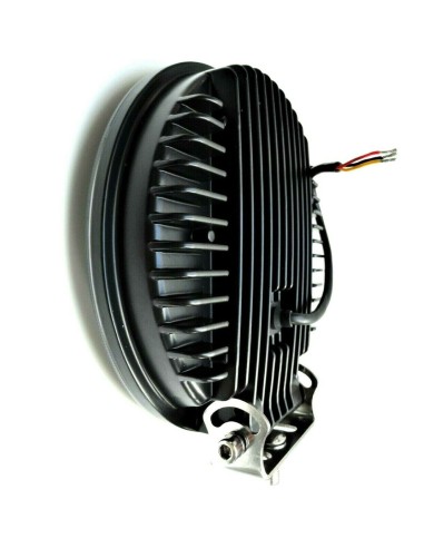 2x LED Fernscheinwerfer mit Positionsleuchte E9 Rund 12V 24V Ø220 mm mit Dreieck