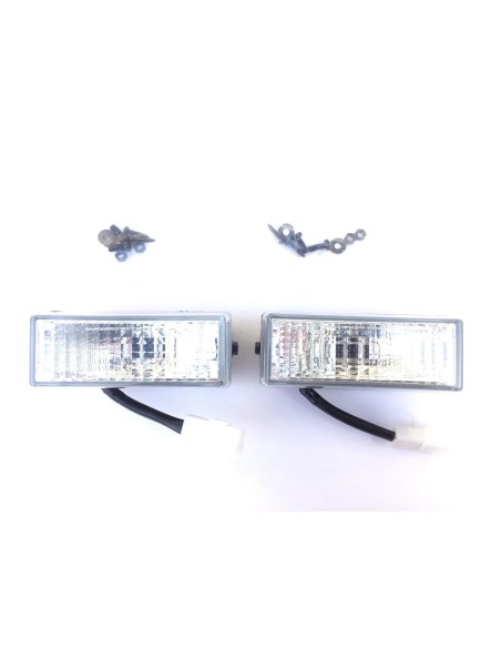 2x Arbeitsscheinwerfer Halogen Zusatzscheinwerfer 12V LKW Traktor mit Glühbirnen