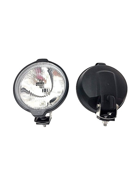 2x Scheinwerfer Rund Fernscheinwerfer ø183 12V 24V H3 Halogen E20 mit Glühbirnen