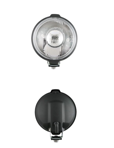 2x Scheinwerfer Rund Fernscheinwerfer ø183 12V 24V H3 Halogen E20 mit Glühbirnen