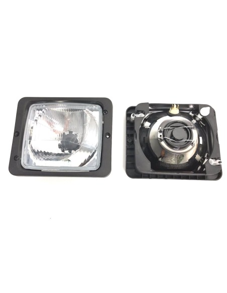 2x Scheinwerfer Traktorlampe H4 172x142x80 Fendt Mercedes Zetor Atlas Case IHC