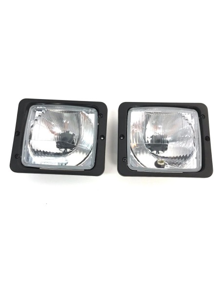 2x Scheinwerfer Traktorlampe H4 172x142x80 Fendt Mercedes Zetor Atlas Case IHC
