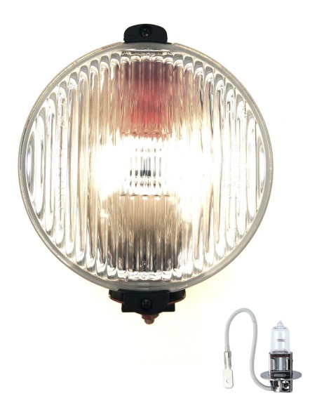 Nebelscheinwerfer Weiß 12V 24V Halogen Zusatzscheinwer Rund Ø152 Glühbirne 12V