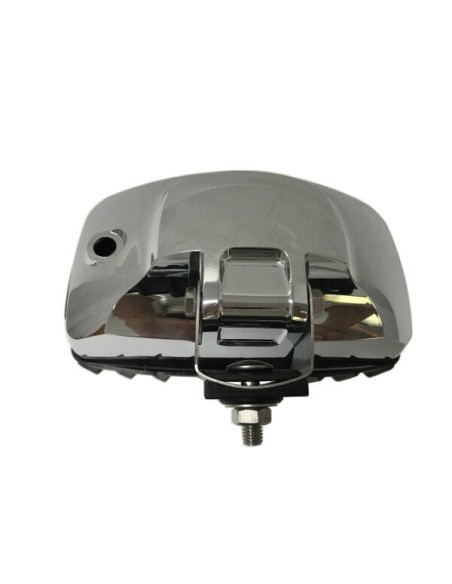 2x Chrom Scheinwerfer H3 Halogen Zusatzscheinwerfer 12V 24V E20 mit Glühbirnen