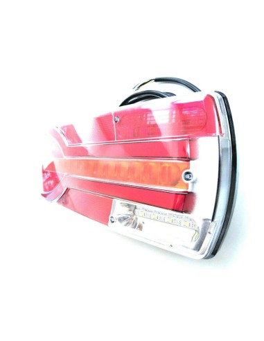 7 Funktionen LED Rückleuchte links Neon Effekt dynamischer Blinker mit Dreieck