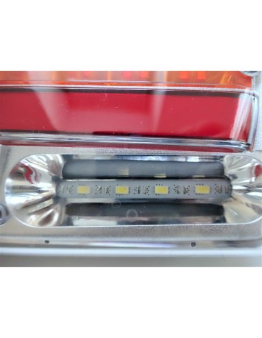7 Funktionen LED Rückleuchte links Neon Effekt dynamischer Blinker mit Dreieck
