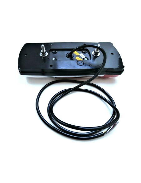 7 Funktionen LED Rückleuchte links Neon Effekt dynamischer Blinker mit Dreieck