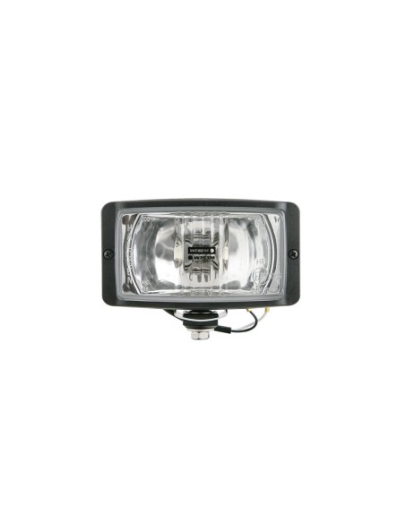 2x Fernscheinwerfer Scheinwerfer 138x78x68 mm 12V H3 Halogen E20 mit Glühbirnen