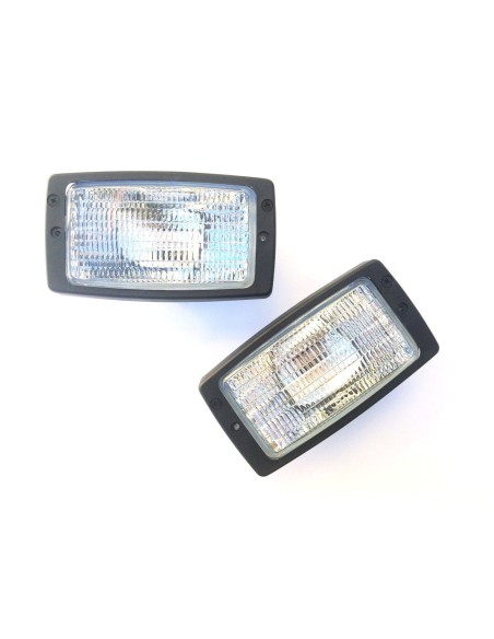 2x Arbeitsscheinwerfer 184x102x98 Halogen H3 Traktor Fendt Farmer mit Glühbirnen