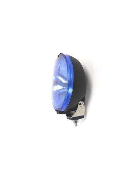 Blau rund Fernscheinwerfer 183 mit 12V LED Ring Positionslicht mit Glühbirnen