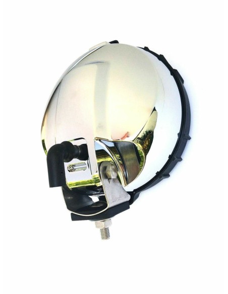 Rund Chrom Fernscheinwerfer H3 Halogen Zusatzscheinwerfer 12V 24V mit Glühbirnen