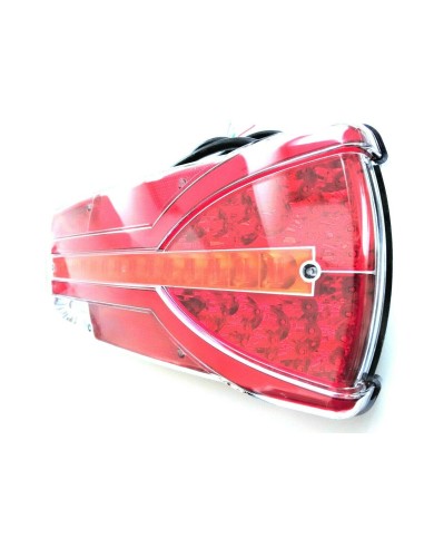 7 Funktionen LED Rückleuchte rechts Neon Effekt dynamischer Blinker mit Dreieck