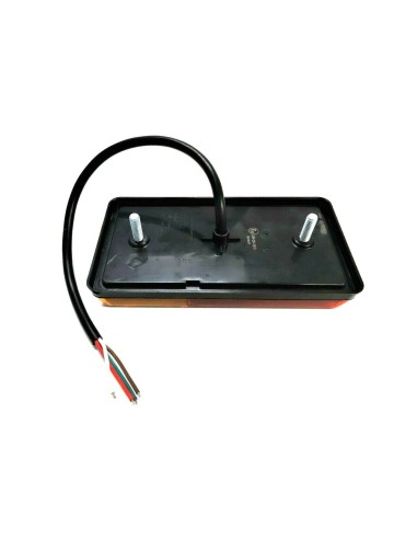 2x 3 Funktionen 16 LED Rückleuchte 149x79x21 E9 für LKW PKW Anhänger mit Dreieck