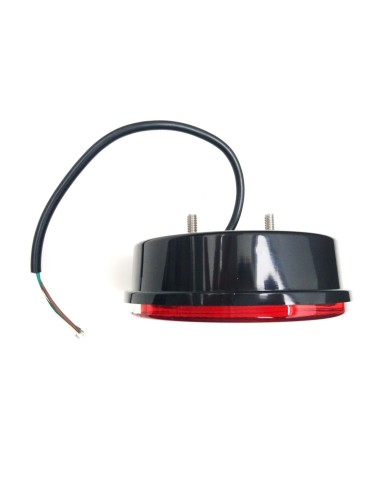 2x 2 Funktionen LED Rückleuchte Rund 122 E9 für Anhänger LKW PKW mit Dreieck