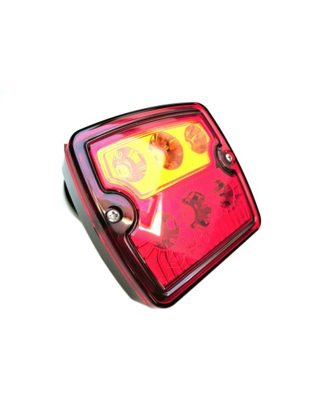 3 Funktionen LED Rückleuchte E9 12V 24V für Trailer LKW PKW Anhänger mit Dreieck
