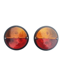 2x Rückleuchte Heckleuchte Trecker Blinker Schlepper Oldtimer mit Glühbirnen SET