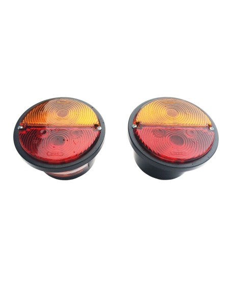 2x Rückleuchte Heckleuchte Trecker Blinker Schlepper Oldtimer mit Glühbirnen SET
