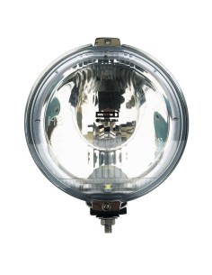 Fernscheinwerfer H3 Chrom LED Ring 12V Positionslicht 183 Zusatz mit Glühbirnen 2