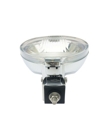 Fernscheinwerfer H3 Chrom LED Ring 12V Positionslicht 183 Zusatz mit Glühbirnen