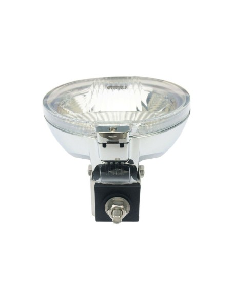 Fernscheinwerfer H3 Chrom LED Ring 12V Positionslicht 183 Zusatz mit Glühbirnen