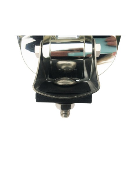 2x Fernscheinwerfer H3 Positionslicht 183 E20 mit Glühbirnen Chrom LED Ring 12V
