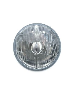 Scheinwerfer H4 Abblendlicht Positionslicht 12V 24V ø144 Metall  mit Glühbirnen 2
