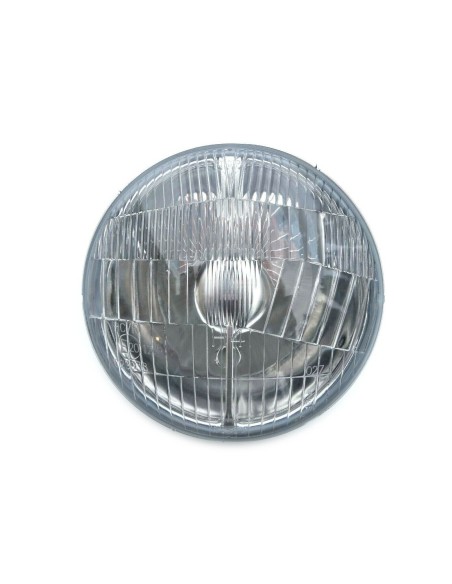 Scheinwerfer H4 Abblendlicht Positionslicht 12V 24V ø144 Metall  mit Glühbirnen