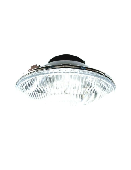 Scheinwerfer H4 Abblendlicht Positionslicht 12V 24V ø144 Metall  mit Glühbirnen