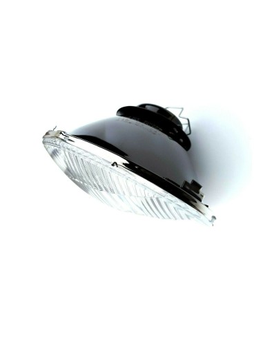 Scheinwerfer H4 Abblendlicht Positionslicht 12V 24V ø144 Metall  mit Glühbirnen