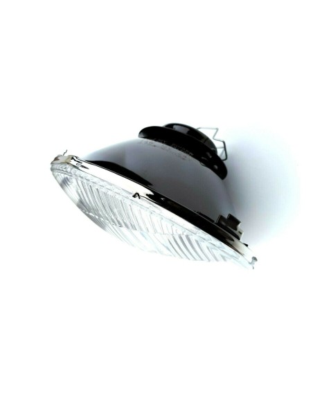 Scheinwerfer H4 Abblendlicht Positionslicht 12V 24V ø144 Metall  mit Glühbirnen