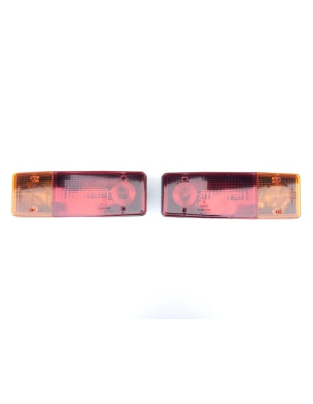 2x Rückleuchte Heckleuchte 285x100x60 mm Anhänger LKW mit Lichtscheiben R+L SET