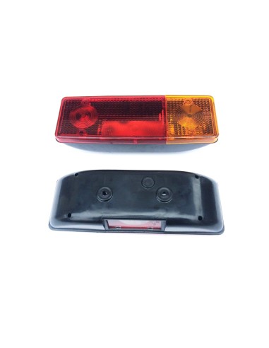 2x Rückleuchte Heckleuchte 285x100x60 mm Anhänger LKW mit Lichtscheiben R+L SET