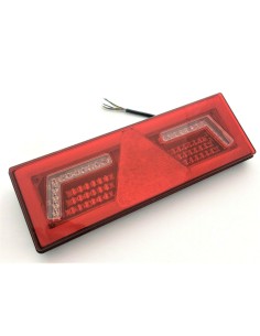 LED Rückleuchte rechts 6 Funktionen Neon Effekt 12/24V Traktor Bagger Kipper LKW
