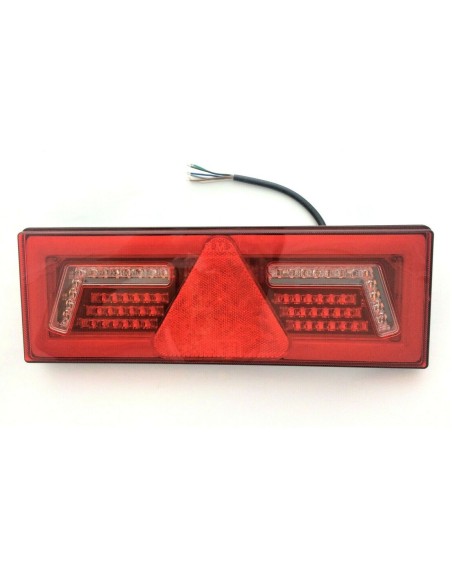 LED Rückleuchte rechts 6 Funktionen Neon Effekt 12/24V Traktor Bagger Kipper LKW