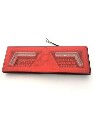 LED Rückleuchte rechts 6 Funktionen Neon Effekt 12/24V Traktor Bagger Kipper LKW