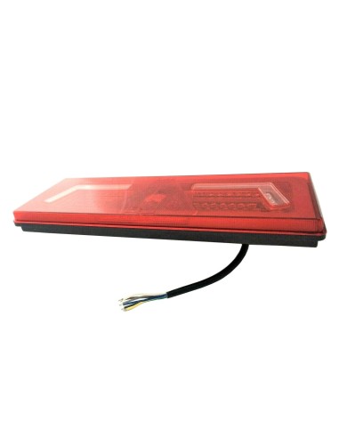 LED Rückleuchte rechts 6 Funktionen Neon Effekt 12/24V Traktor Bagger Kipper LKW