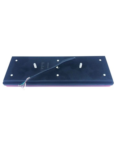 LED Rückleuchte links 5 Funktionen Neon Effekt 12V 24V Traktor Bagger m. Dreieck