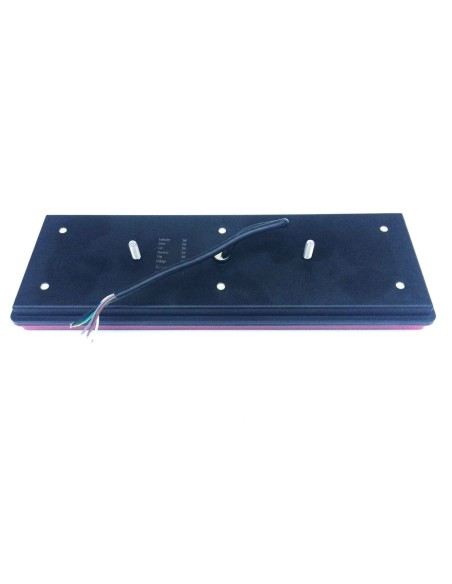 LED Rückleuchte links 5 Funktionen Neon Effekt 12V 24V Traktor Bagger m. Dreieck