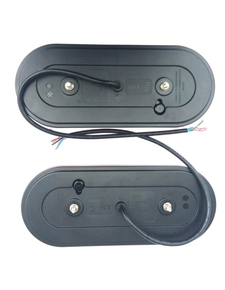 2x 5 Funktionen LED Rückleuchte 12V 24V E9 für LKW Anhänger Schlepper Traktor