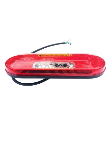 2x 5 Funktionen LED Rückleuchte 12V 24V E9 für LKW Anhänger Schlepper Traktor