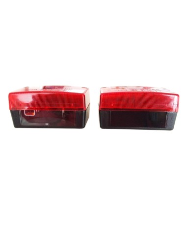 2x Rückleuchte Heckleuchte Blinker Anhänger Trailer 96x90x46 mit Glühbirnen SET