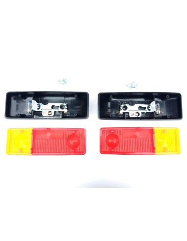2x Heckleuchte Rückleuchte 285x100x60mm Rücklicht Universal R+L Anhänger LKW SET