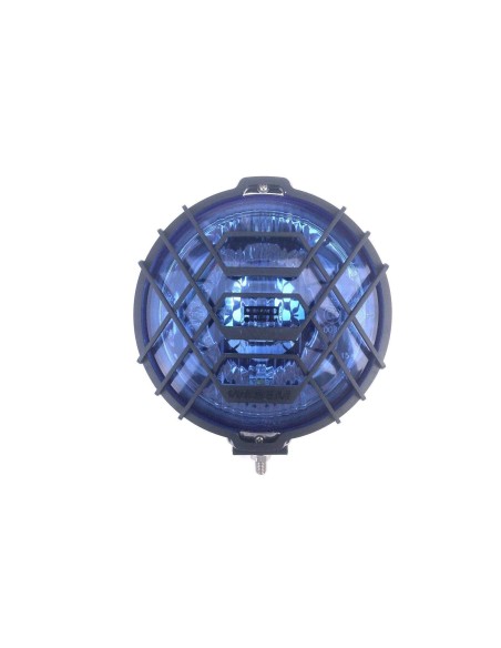 Blau chrom rund H3 Halogen Fernscheinwerfer Fernlicht 12V 24V E20 mit Glühbirnen