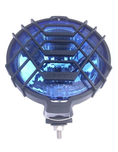 Blau chrom rund H3 Halogen Fernscheinwerfer Fernlicht 12V 24V E20 mit Glühbirnen
